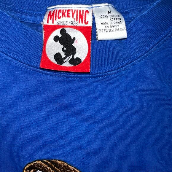Vintage Mickey Inc Disney 7 DWARFS MINING COMPANY EMBROIDERED T-Shirt Med - Picture 6 of 8
